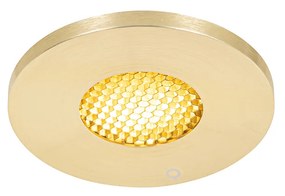 Комплект от 6 модерни вградени спота за баня златисти IP54 - Shed Honey