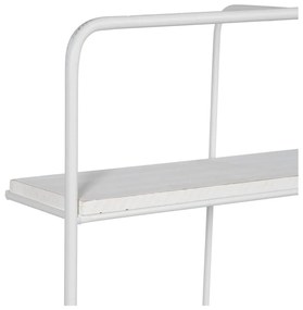 Бял на няколко нива метален стенен рафт 51 cm – Ixia