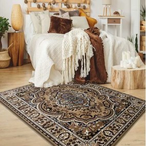 Кафяв килим с ориенталски модел Ширина: 80 см | Дължина: 150 см