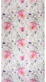 Килим подходящ за пране в розово и цвят слонова кост 60x100 cm Pink Garden – Vitaus
