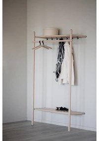 Комплект за антре от дъбова дървесина в естествен цвят Milford - Rowico