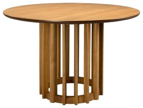 Кръгла трапезна маса с дъбов плот ø 120 cm Barlet – Dutchbone