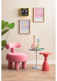 Метална кръгла странична масичка ø 40 cm Zig Zag – Leitmotiv