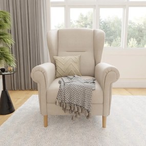 Бежово кресло крило Swan – Ropez