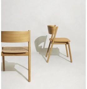 Дъбови столове за хранене Oblique - Hübsch