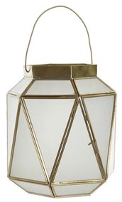 Latern DKD Home Decor Кристал Златен Месинг (18 x 20 x 23 cm)