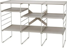 Регулируем рафт за обувки Joseph Joseph 55009, 12 чифта, 3 рафта, Стоманена основа, Екрю