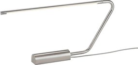 LED настолна лампа в сребрист цвят (височина 33 cm) Olea – Trio Select