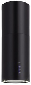 Klarstein Beretta, островен абсорбатор, Ø35 см, рециркулация, 519m³ / h, LED, черен