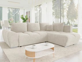 Ъглов диван Forrest-Екрю-Десен
