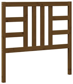 817828 vidaXL Горна табла за легло, меденокафява, 106x4x100 см, бор масив