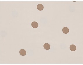 Кафяво единично спално бельо от памучен сатен 140x200 cm Solaris – Södahl