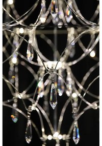 LED висящо осветително тяло в сребрист цвят ø 80 cm Efesos – Markslöjd