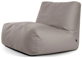 Сиво-бежов пуф Tube 100 – SLOWDOWN