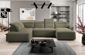 Ъглов диван Morello XL-Xaki-Left