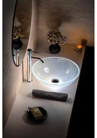 Стъклена кръгла мивка ø 42 cm Puketa – Sapho