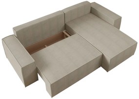 Ъглов диван Malaga mini II-Ekrou-Left