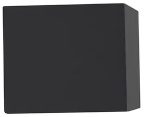 Комплект от 4 модерни стенни лампи черни IP44 - Baleno