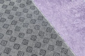Лилав детски килим с мотив на балерина на Айфеловата кула Ширина: 120 см | Дължина: 170 см