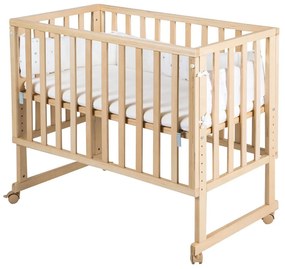 Детско креватче на колелца 90x45 cm естествено Star Magic – Roba