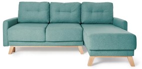 Променлив ъглов диван с тюркоазена окраска Pop - Bonami Selection