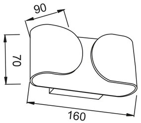 Аплика Holt-кафяв