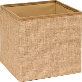 Сгъваем пуф 5five Mix & Modul, Плат с ефект юта, 31x31 cm