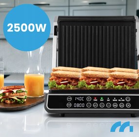 Електрическа контактна скара SM5000W-PRO с LED дисплей - 2500 W