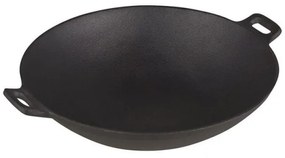 Чугунен уок тиган Kinghoff KH 1109, 31 см, Индукция, Черен