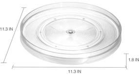 Въртящ се пластмасов органайзер за подправки ø 29 cm Linus - iDesign