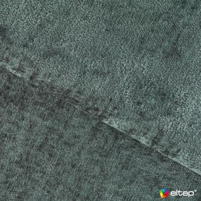 Зелен шенилов разтегателен диван с място за съхранение ляв ъгъл 223 cm Fabillo – ELTAP