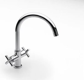 Смесител двуръкохватков Loft за умивалник (кухненски)