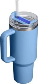 Син термос със сламка от неръждаема стомана 1,18 l Quencher H2.O FlowState™ Tumbler Blue Sky – Stanley