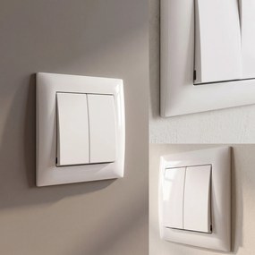 Двоен Ключ с Рамка OSTE JNH007-W WHITE