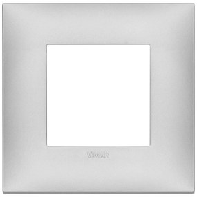 VIMAR 09662.21 Декоративна рамка технополимер, 2M, Сребърен мат,  NEVE UP