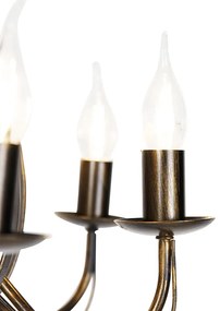 Класически полилей антично злато 8-светлина - Giuseppe