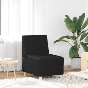 4108494 vidaXL Диван стол Черно 55 x 74 x 82 см Изкуствена кожа