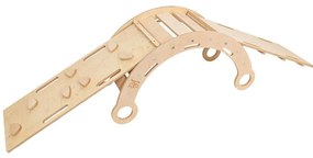 Люлка от масивен бор в естествен цвят 39x75x38 cm Montessori – Meowbaby