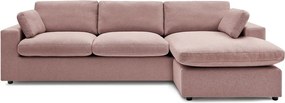 Розов ъглов диван Belair – Bobochic Paris