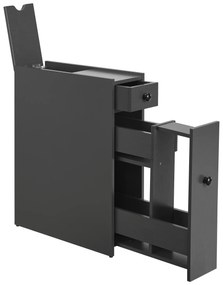 Шкаф за баня Kihniö 58x16x48см тъмносив []