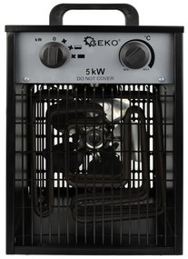 Електрически нагревател 5kW с вграден термостат + вентилатор G80402