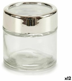 Лодка Прозрачен Кристал Пластмаса 80 ml 6,2 x 6,2 x 6,2 cm (12 броя)