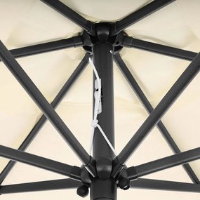 Сгъваем чадър с наклон - 210 см Сив