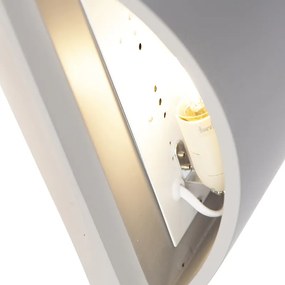 Индустриален стенен аплик сив бетон - Creil