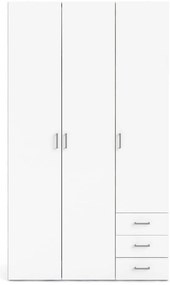 Бял гардероб 116x200 cm Space – Tvilum