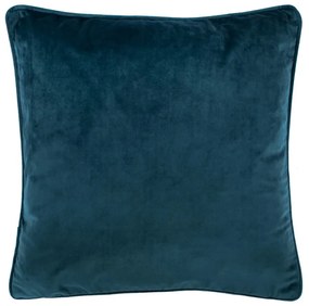 Тъмно синя кадифена възглавница, 45 x 45 cm - Tiseco Home Studio