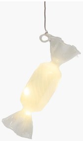 Бяла висяща коледна светлинна украса ø 1,5 cm Hannah – Sirius