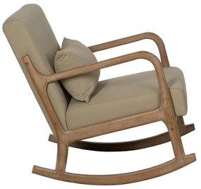 Бежово люлеещо се кресло Weave – Ixia