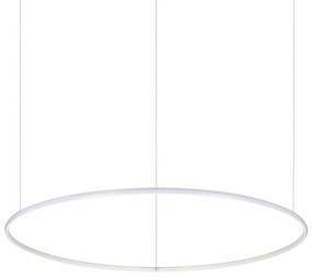 Ideal Lux - LED Пендел HULAHOOP LED/46W/230V Ø 100 cm бял