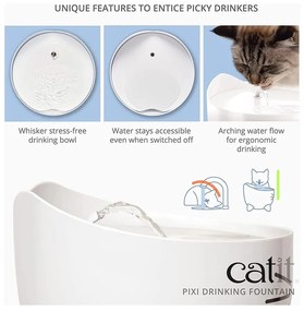 Фонтан за котка ø 22 cm Catit Pixi - Plaček Pet Products